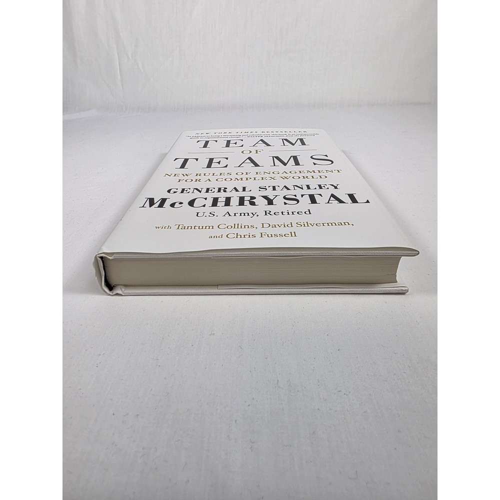 Team of Teams Stanley McChrystal Leadership Strategy Business Hardcover Book - Picture 6 of 9